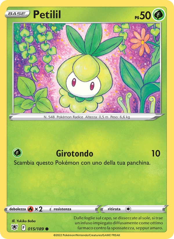 Petilil, carta 015 di Lucentezza Siderale
