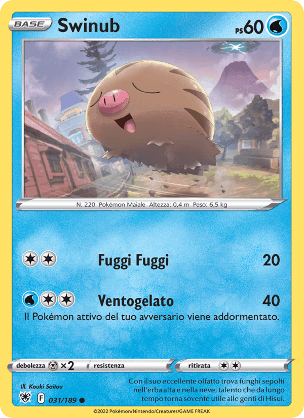 Swinub, carte 031 de Lucentezza Siderale