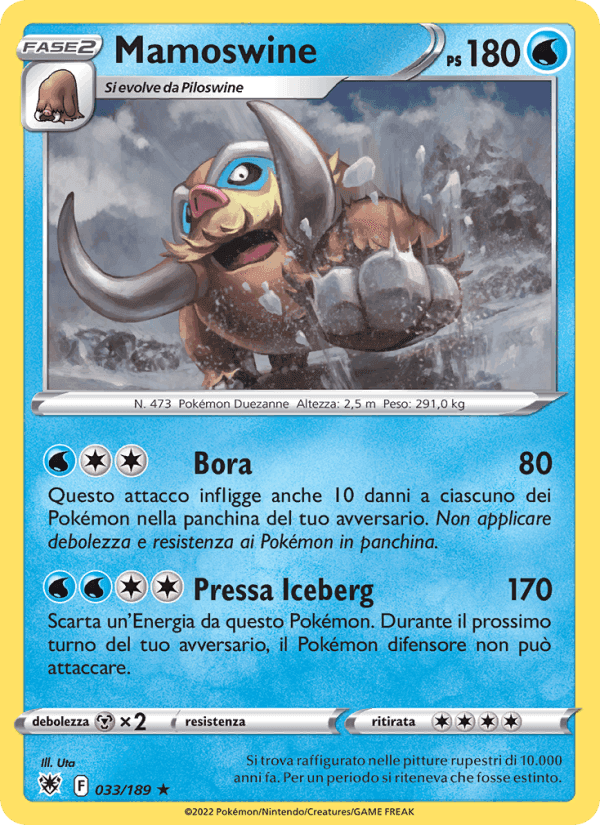 Mamoswine, carte 033 de Lucentezza Siderale
