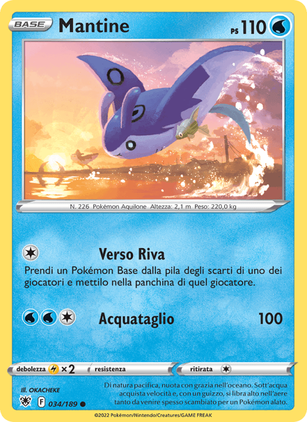 Mantine, carte 034 de Lucentezza Siderale