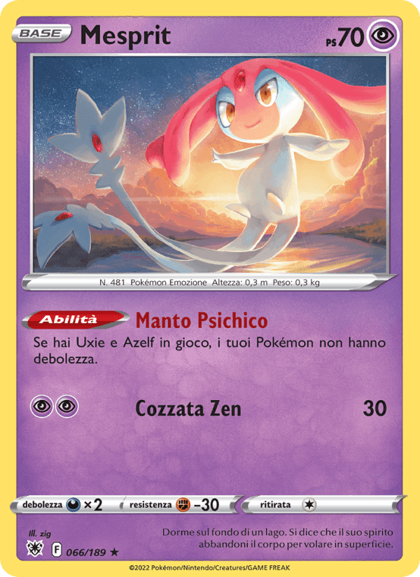 Mesprit, carta 066 de Lucentezza Siderale