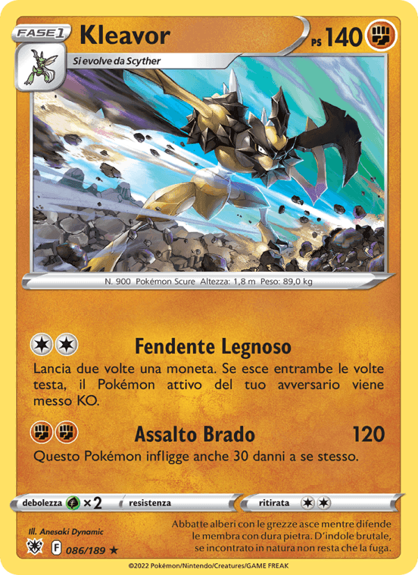 Kleavor, card 086 from Lucentezza Siderale
