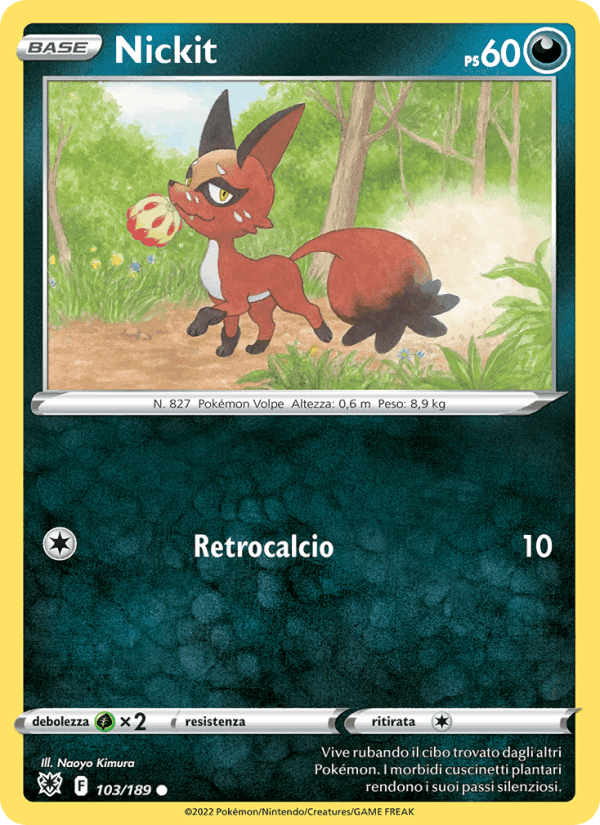 Nickit, card 103 from Lucentezza Siderale