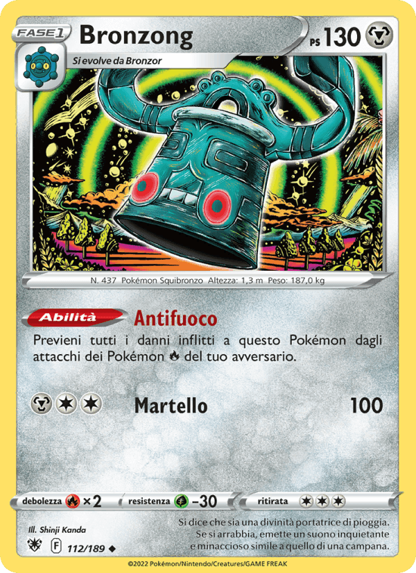 Bronzong, carte 112 de Lucentezza Siderale