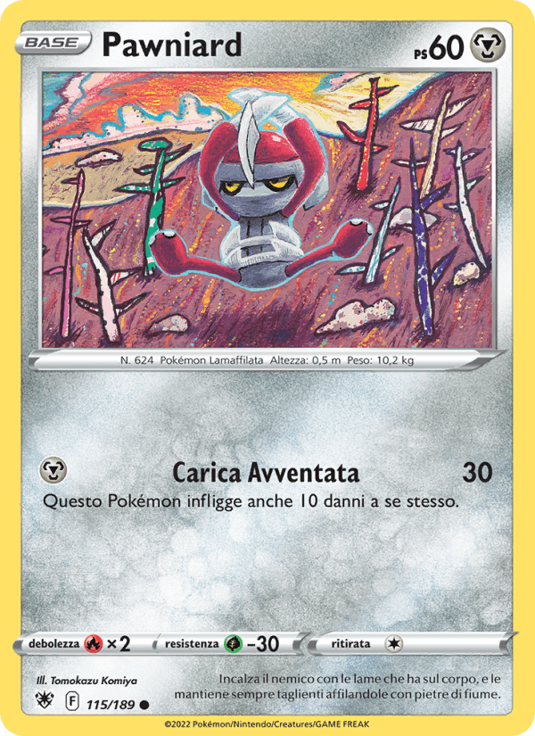 Pawniard, card 115 from Lucentezza Siderale