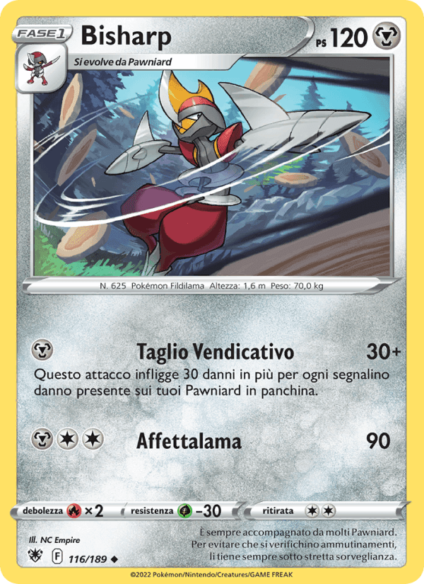 Bisharp, carta 116 di Lucentezza Siderale