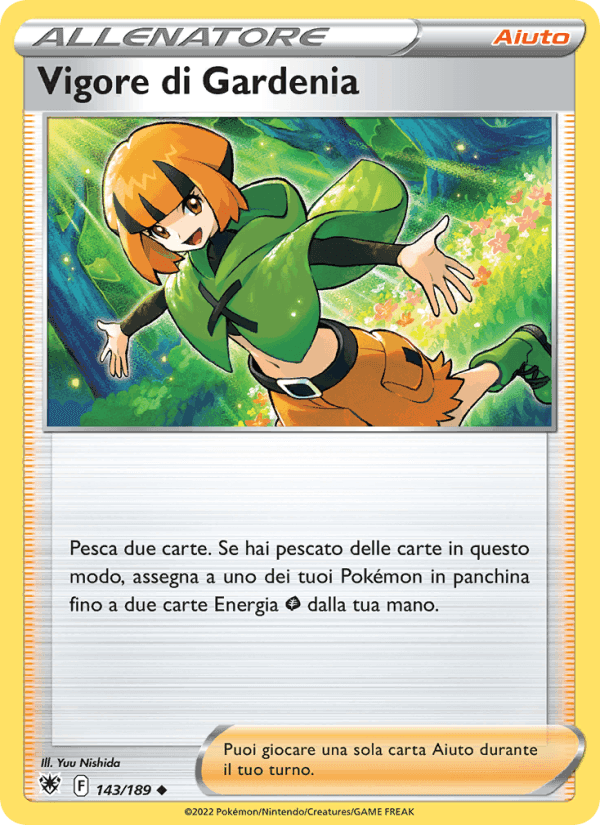 Vigore di Gardenia, card 143 from Lucentezza Siderale
