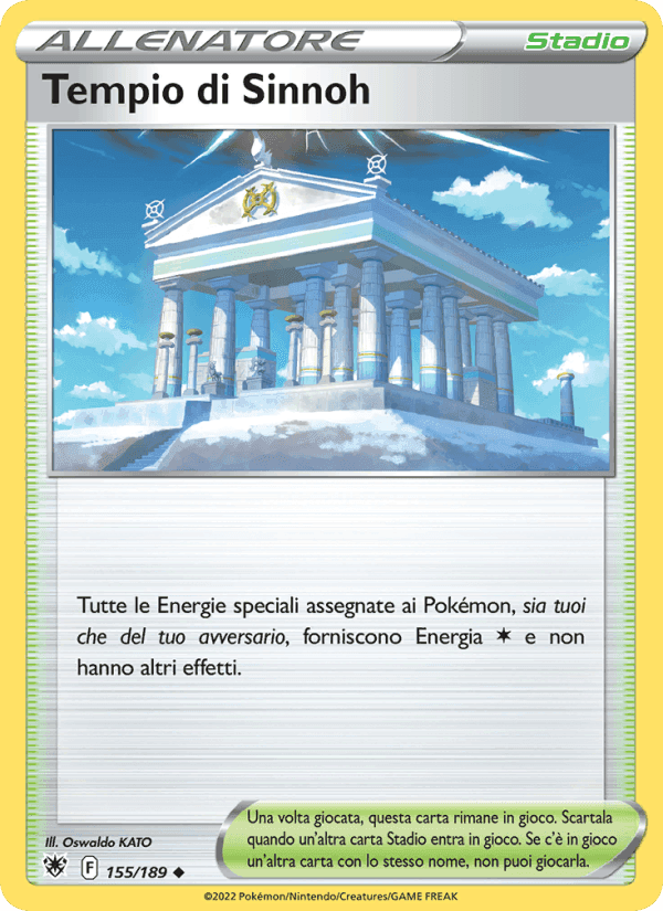Tempio di Sinnoh, carta 155 de Lucentezza Siderale