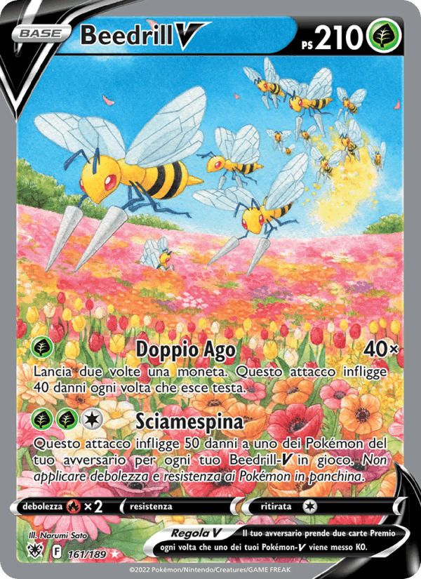 Beedrill V, carta 161 di Lucentezza Siderale