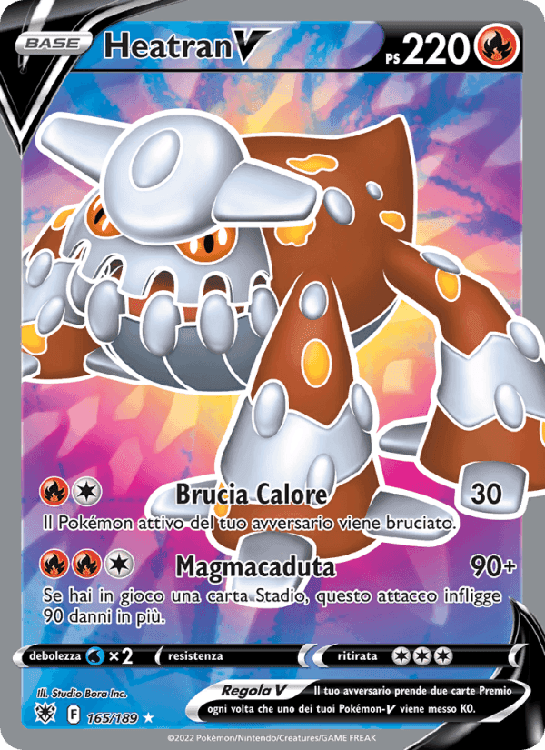 Heatran V, carta 165 di Lucentezza Siderale