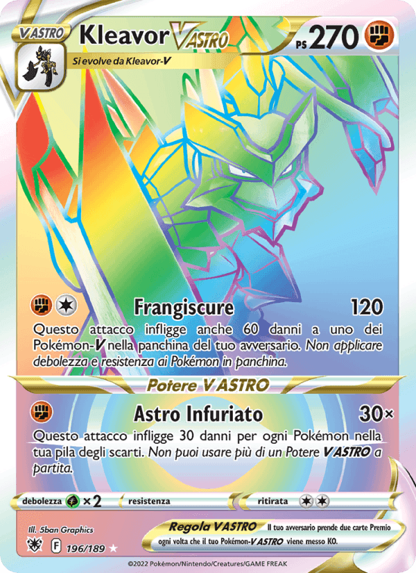 Kleavor V ASTRO, card 196 from Lucentezza Siderale