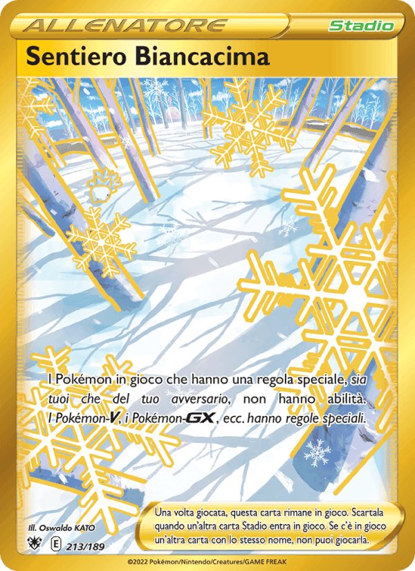 Sentiero Biancacima, card 213 from Lucentezza Siderale
