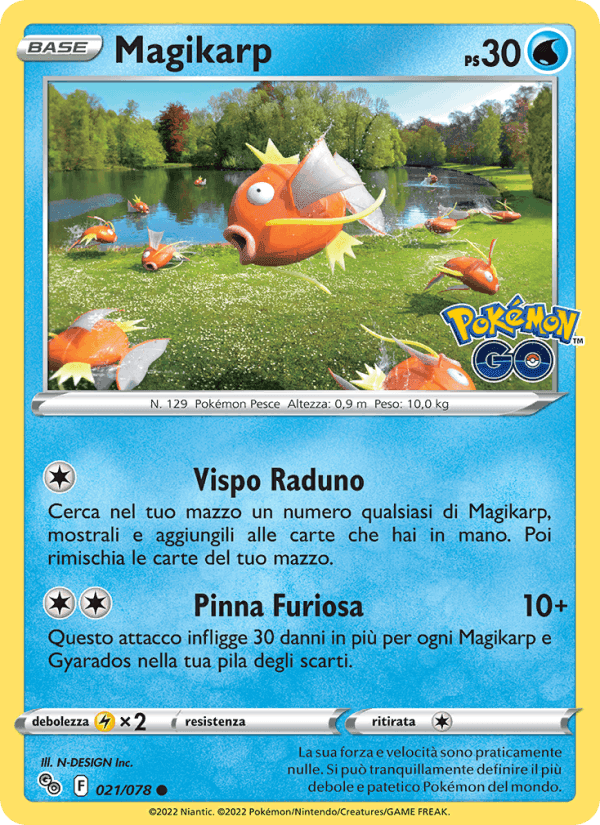 Pokémon GO の 021 番、Magikarp
