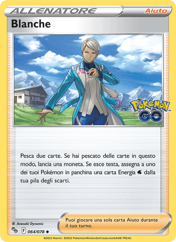 Blanche, card 064 from Pokémon GO
