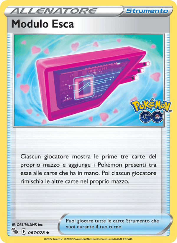 Modulo Esca, carta 067 di Pokémon GO