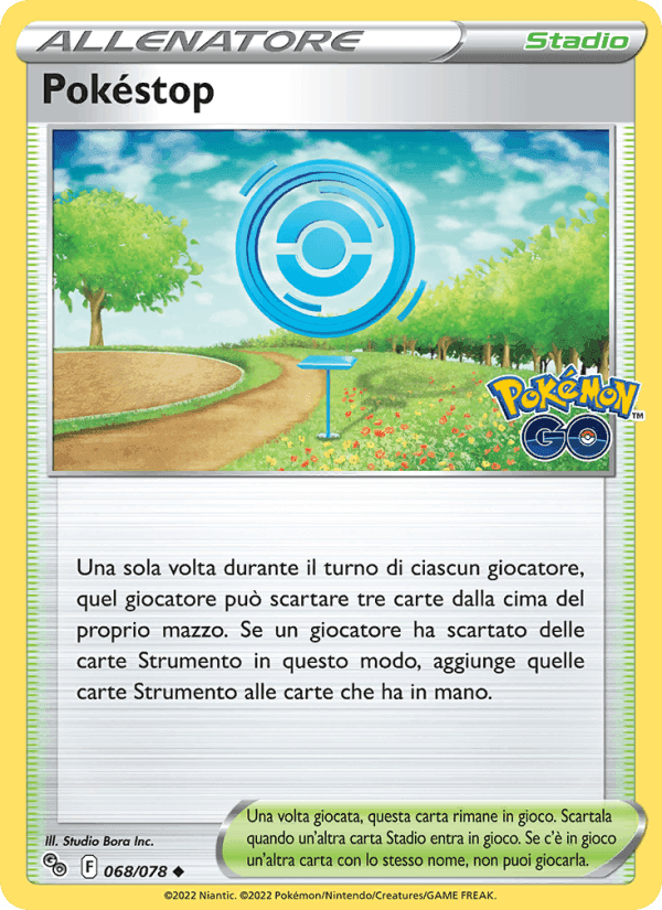 Pokéstop, carta 068 di Pokémon GO