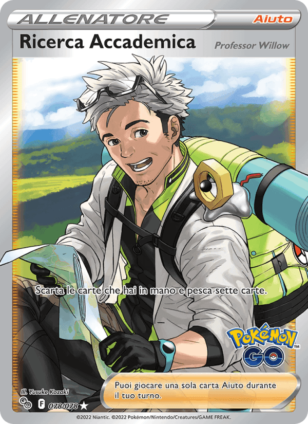 Ricerca Accademica, card 078 from Pokémon GO