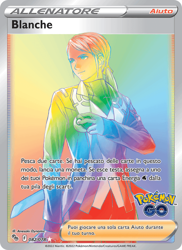 Blanche, card 082 from Pokémon GO
