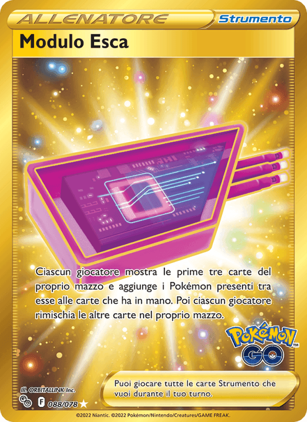 Modulo Esca, carta 088 di Pokémon GO