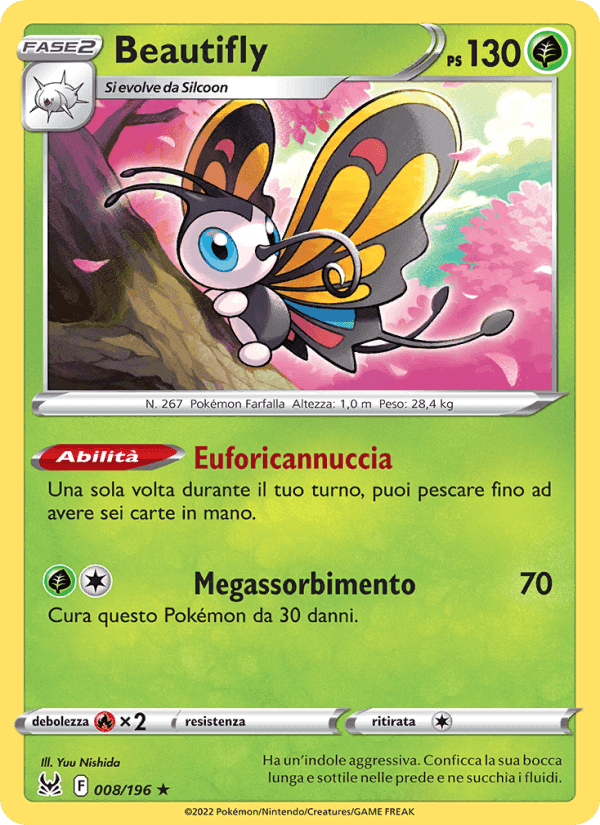 Beautifly, carta 008 di Origine Perduta
