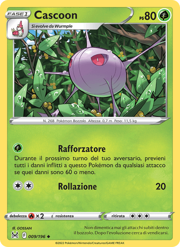Cascoon, carte 009 de Origine Perduta