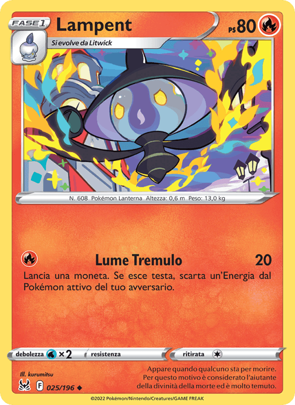 Lampent, carta 025 di Origine Perduta
