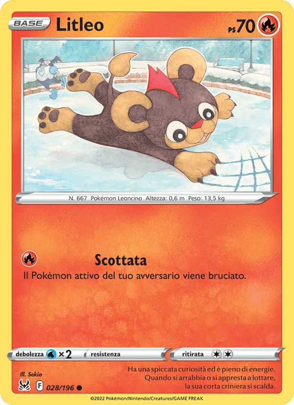 Litleo, carta 028 di Origine Perduta