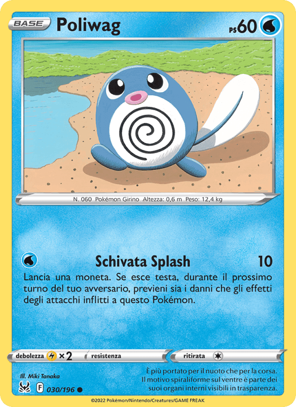 Poliwag, carta 030 di Origine Perduta