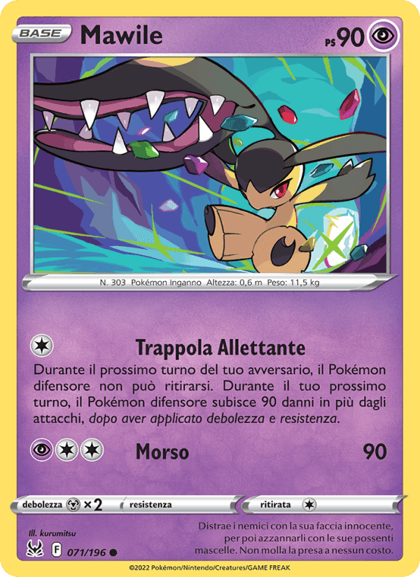 Mawile, card 071 from Origine Perduta