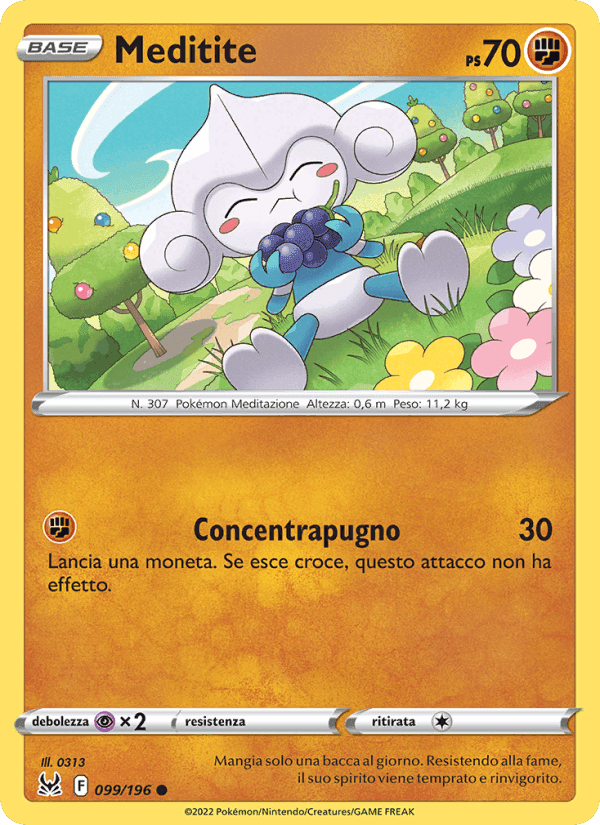 Meditite, card 099 from Origine Perduta