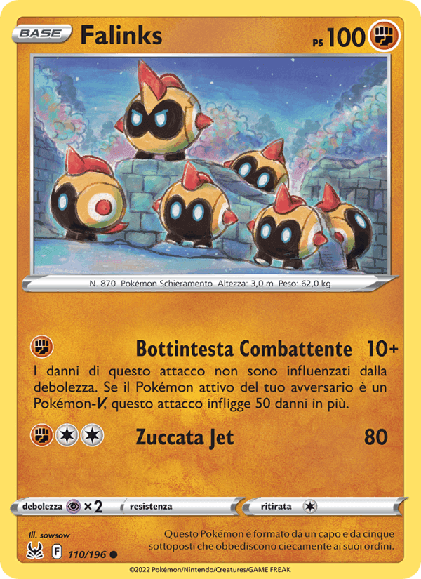 Falinks, carta 110 di Origine Perduta