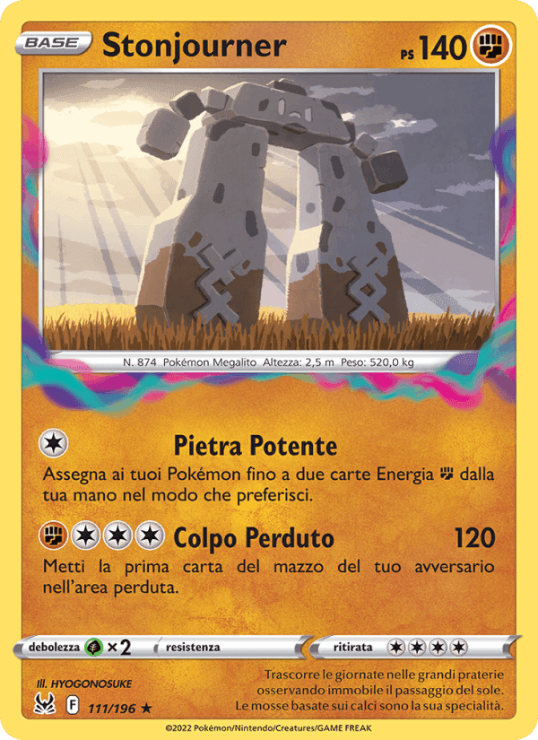 Stonjourner, carta 111 di Origine Perduta