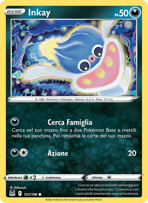 Inkay, carta 121 di Origine Perduta