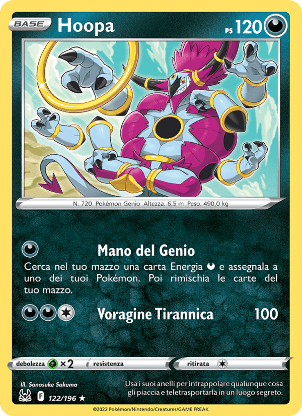 Hoopa, card 122 from Origine Perduta