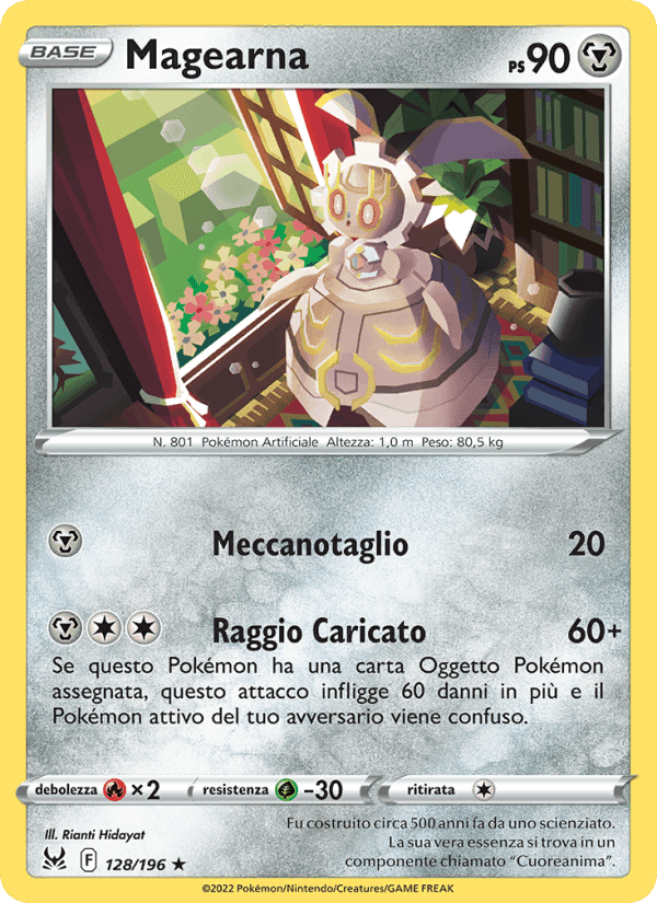Magearna, card 128 from Origine Perduta