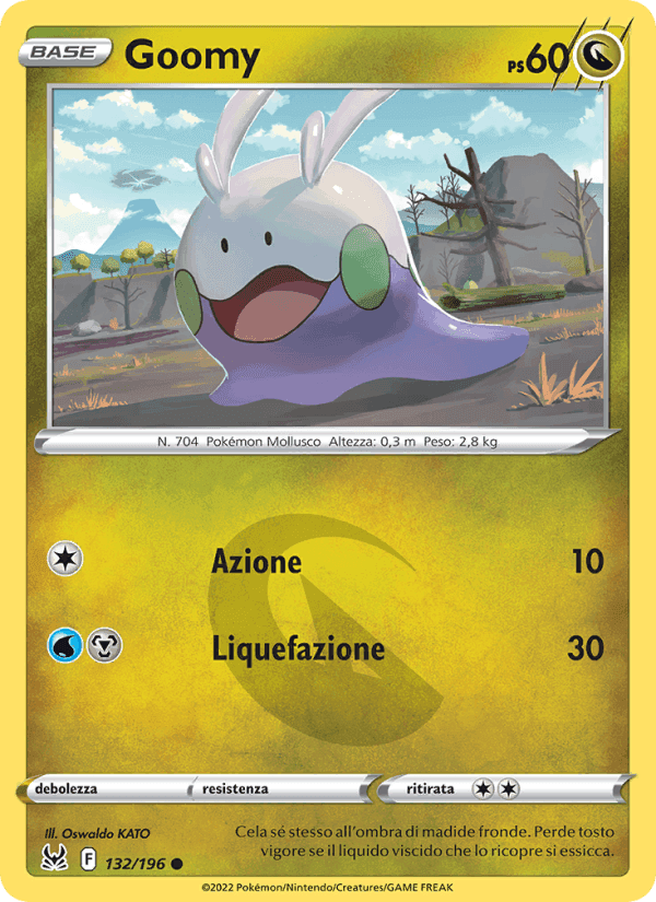 Goomy, carta 132 di Origine Perduta