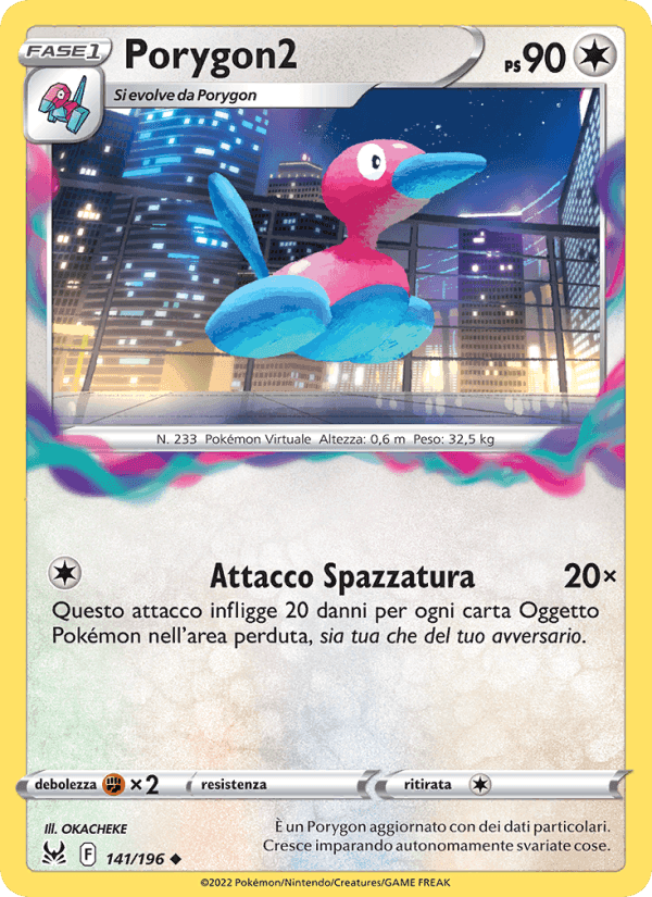 Porygon2, carta 141 di Origine Perduta