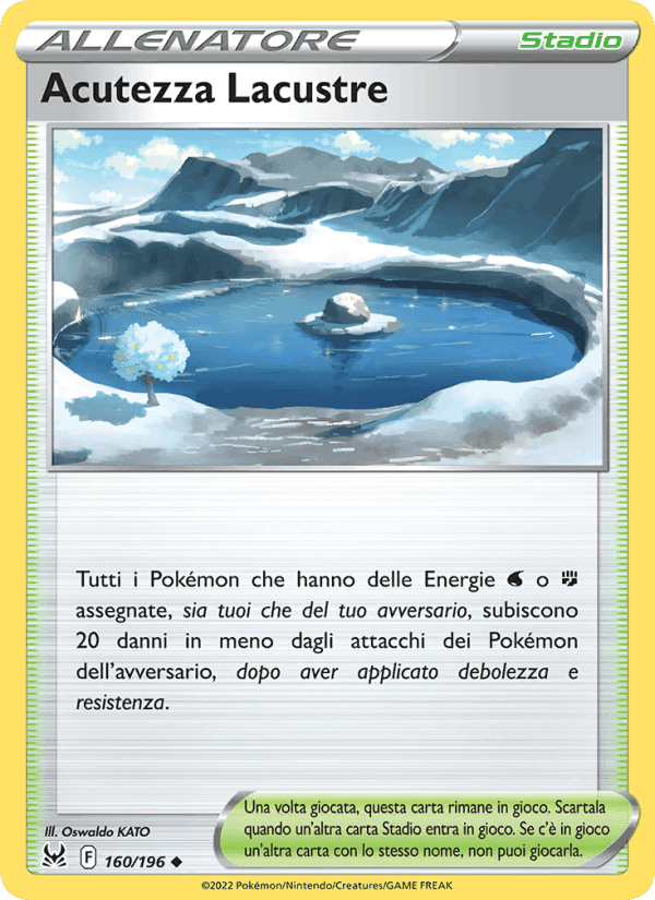 Acutezza Lacustre, card 160 from Origine Perduta