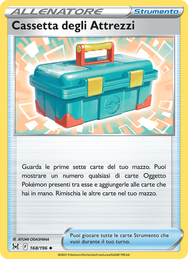 Cassetta degli Attrezzi, card 168 from Origine Perduta