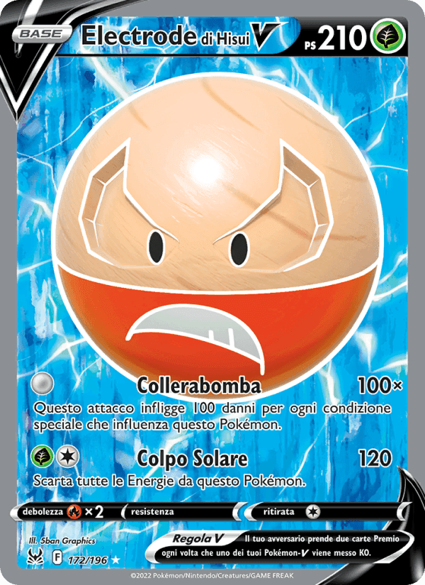 Electrode di Hisui V, carta 172 di Origine Perduta