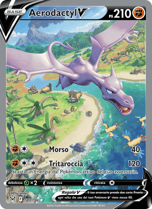 Aerodactyl V, carta 180 di Origine Perduta