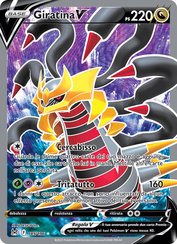Origine Perduta の 185 番、Giratina V