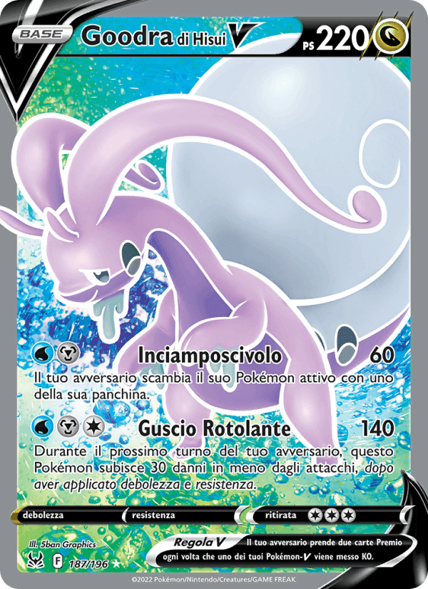 Goodra di Hisui V, card 187 from Origine Perduta