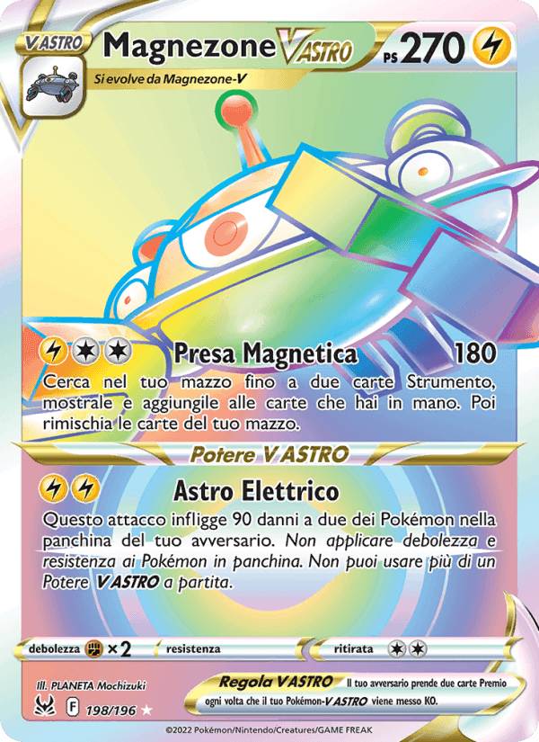 Magnezone V ASTRO, card 198 from Origine Perduta