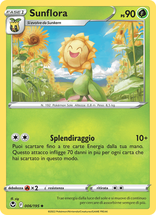 Sunflora, carta 006 di Tempesta Argentata