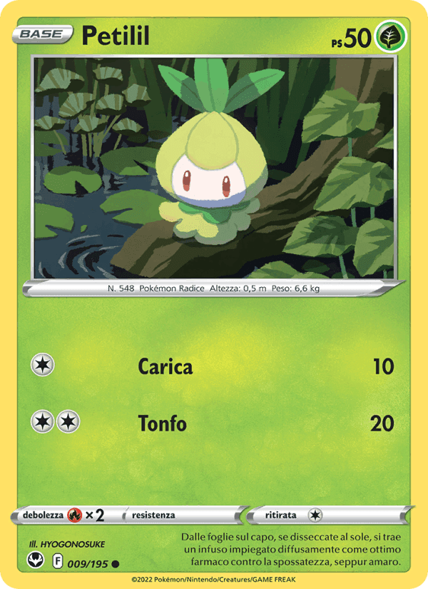 Petilil, card 009 from Tempesta Argentata