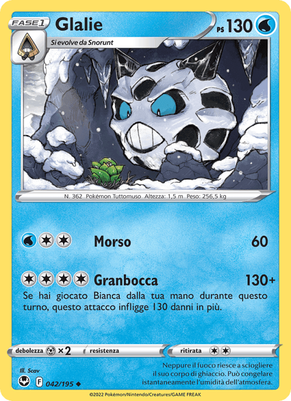 Glalie, carta 042 di Tempesta Argentata