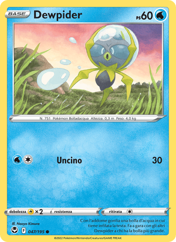 Dewpider, carta 047 de Tempesta Argentata