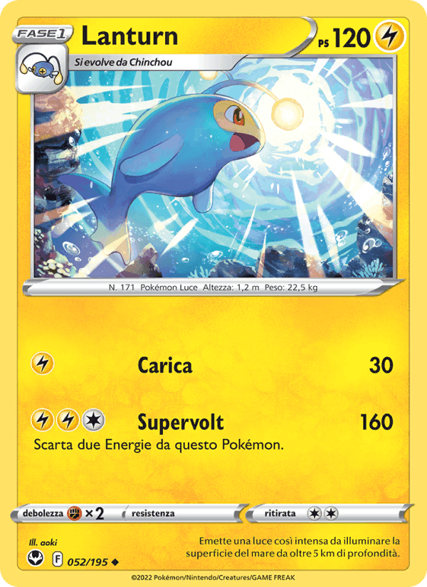 Lanturn, carta 052 di Tempesta Argentata