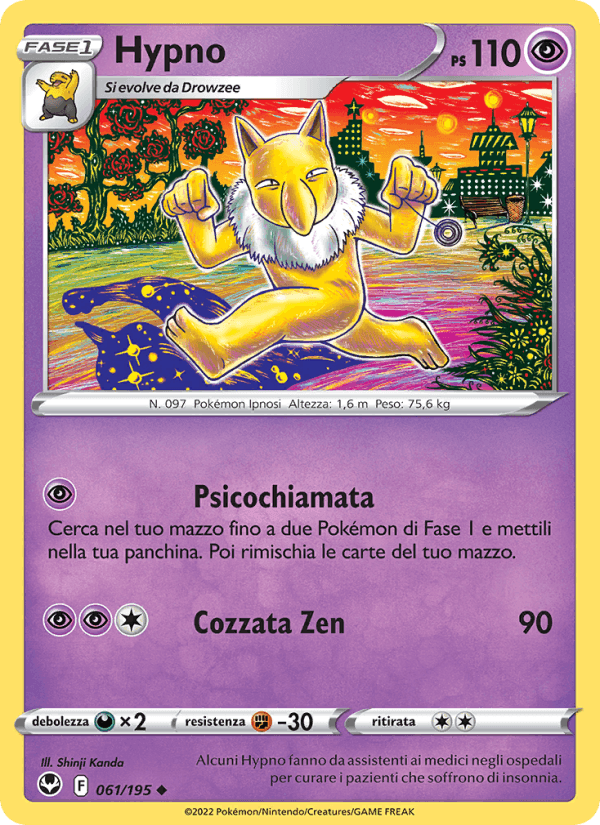 Hypno, carta 061 di Tempesta Argentata